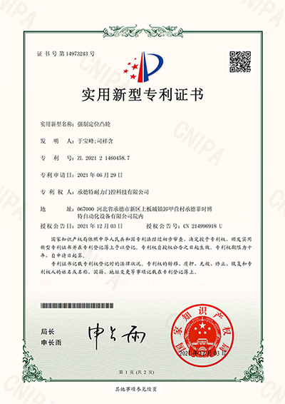 2021214604587_實(shí)用新型專利證書_強(qiáng)制定位凸輪_20211203_00.png